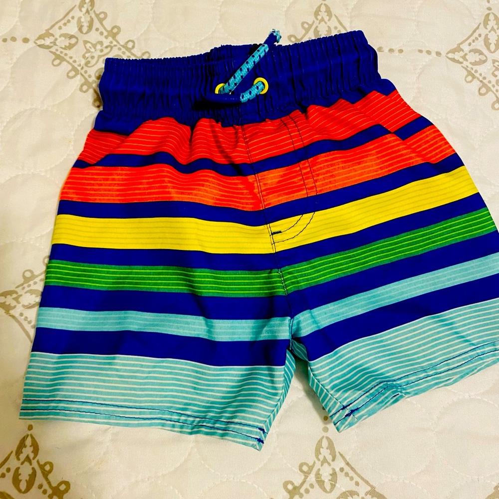 Cat & Jack - gently worn toddler swim trunks size 2T